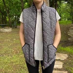 Herringbone Puffer vest